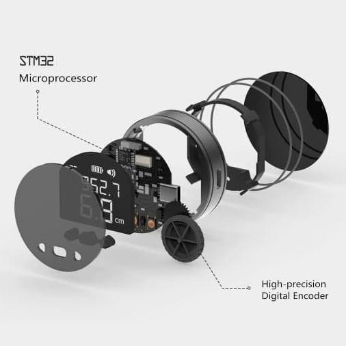 

METERAN BULAT ELEKTRONIK DIGITAL DUKA SMALL Q PENGGARIS ELEKTRIK 8 IN 1 SMART ELECTRONIC RULER murah