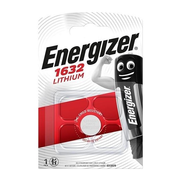 Terlaris Energizer Electronic Batteries Cr1632