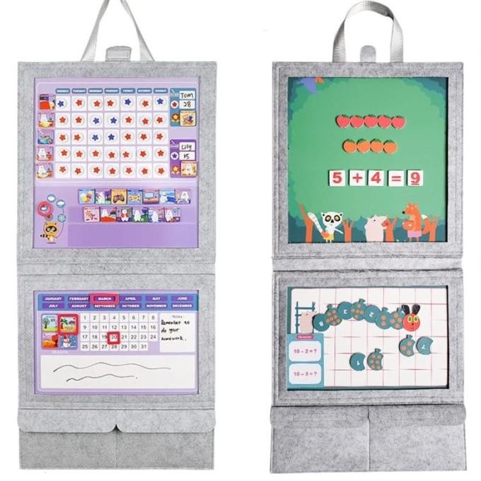 

Ucmd Magnetic Behavior Chart Felt Fabric Hanging Kid Calendar Co