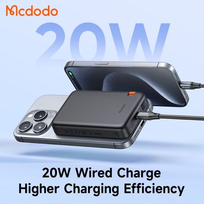 PowerBank Magsafe Wireless FAST Charging MCDODO 10000Mah - 20000Mah