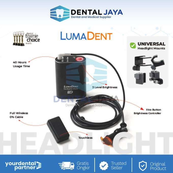 Headlight Loupe Lumadent Universal Lampu Dental Loupe