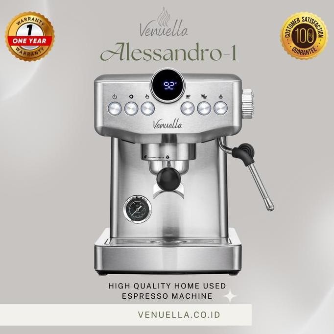 yjstore- Mesin Kopi Espresso Rumahan Alessandro 1 - Venuella Home Specialist Espresso Machine