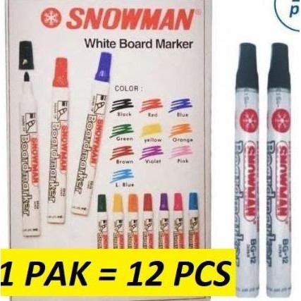 

12Pc Pidol Whiteboard Nowman Bg 12 Epidol Papan Tuli Abg 12