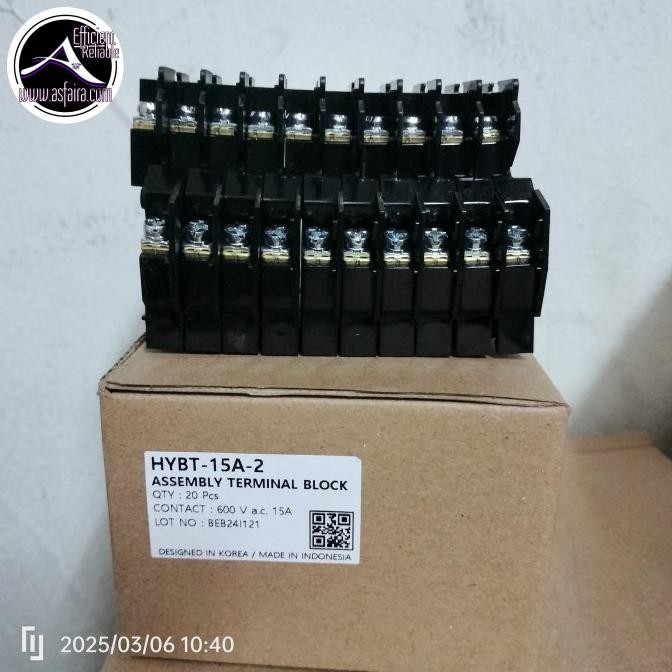 Terminal Block Hanyoung Hybt-15A-2 - Asli