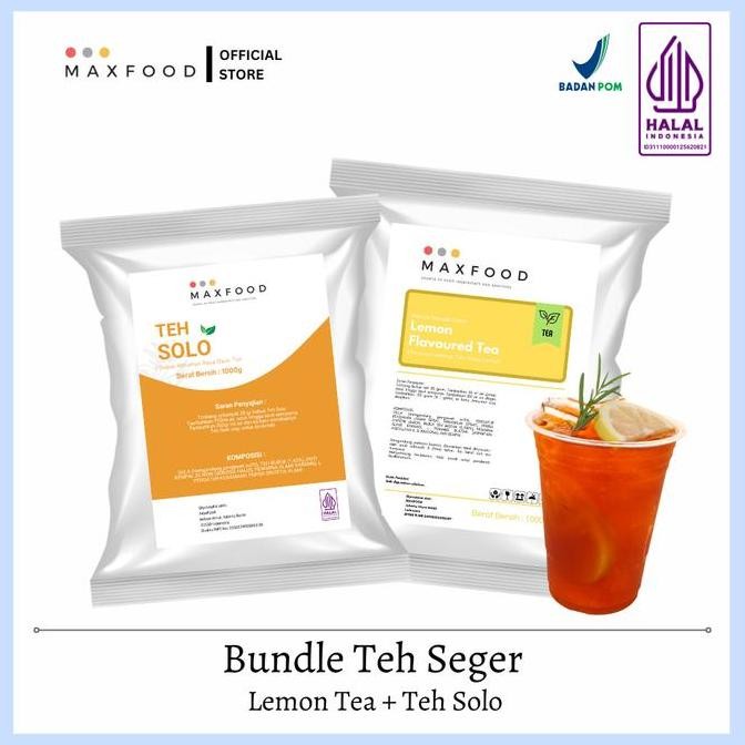 

Spesial Promo/ Maxfood - Bundle Bubuk Minuman Teh Rasa Lemon Tea + Teh Solo 1 Kg [Terlaris/Terbaru/Recommended]