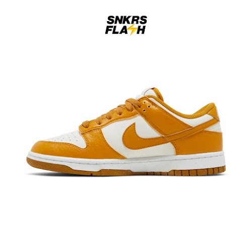NIKE Dunk Low Next Nature Phantom Gold Sepatu Sneakers Wanita - DN1431001