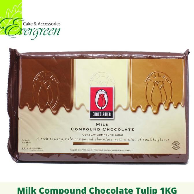 

Promo Milk Compound Chocolate Tulip 1Kg