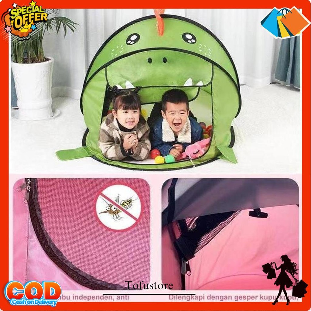 Mainan Tenda Rumah Rumahan Anak / Playground Playhouse Camping Anak / Tenda Model Rumah Bisa Cod