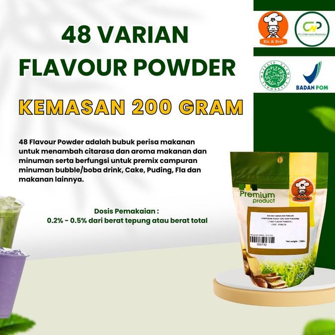 

Spesial Promo/ Aneka Flavour Powder 1 / Perisa Bubuk Minuman Makanan / Flavor Perasa [Terlaris/Terbaru/Recommended]
