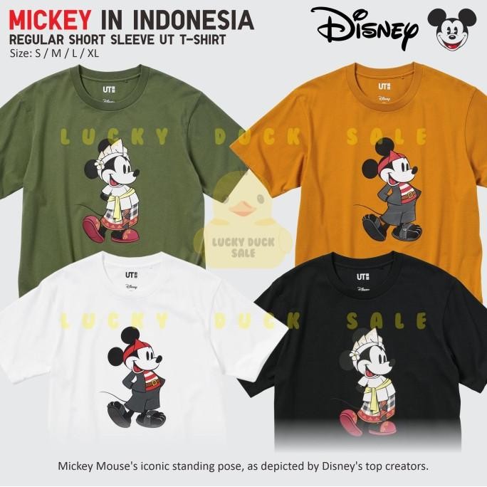 UNIQLO Mickey Mouse in Indonesia UT Disney T-Shirt Kaos Madura Bali