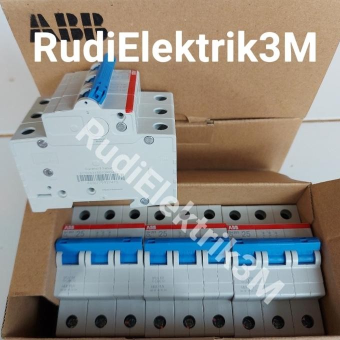 Miliki Mcb 3 Phase Abb 25A Asli Pln