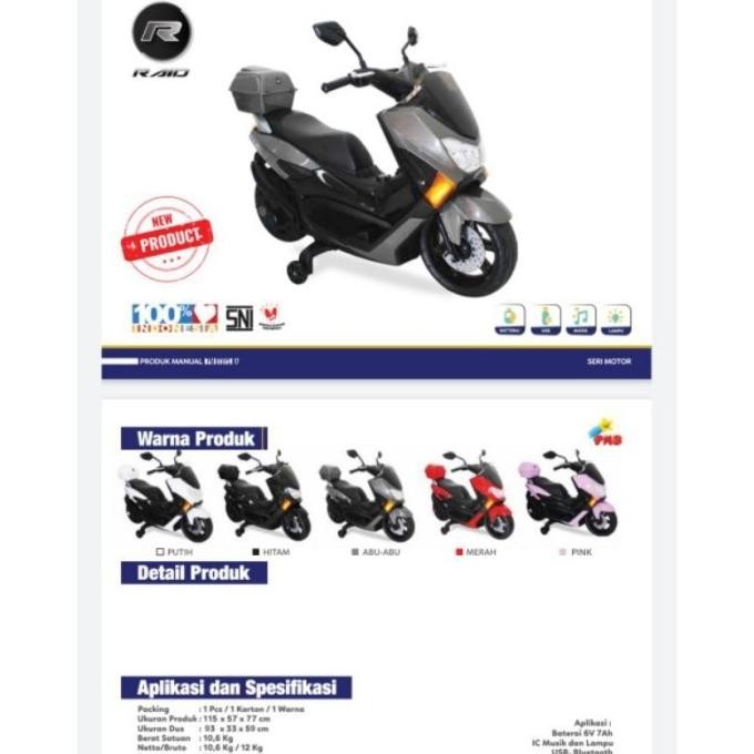 Mainan Anak Motor Aki M588 / Motor Accu / Mainan Anak Co