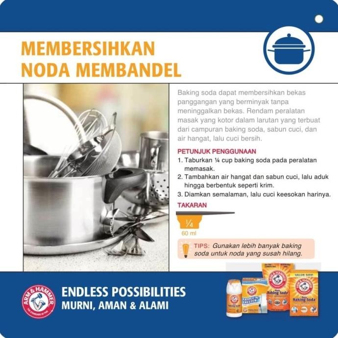 

Murah Arm & Hammer Baking Soda 2.26Kg