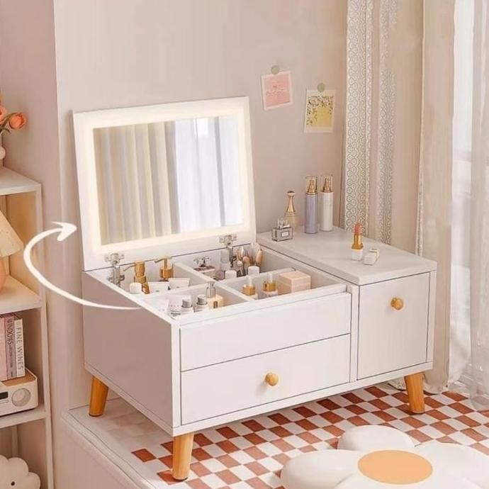 Meja Rias Meja Rias Lampu LED Meja Rias Minimalis