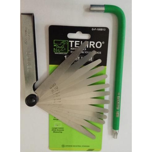 Feller Gauge + Kunci Stel Klep Tekiro - Kunci Setel Klep Motor TEKIRO