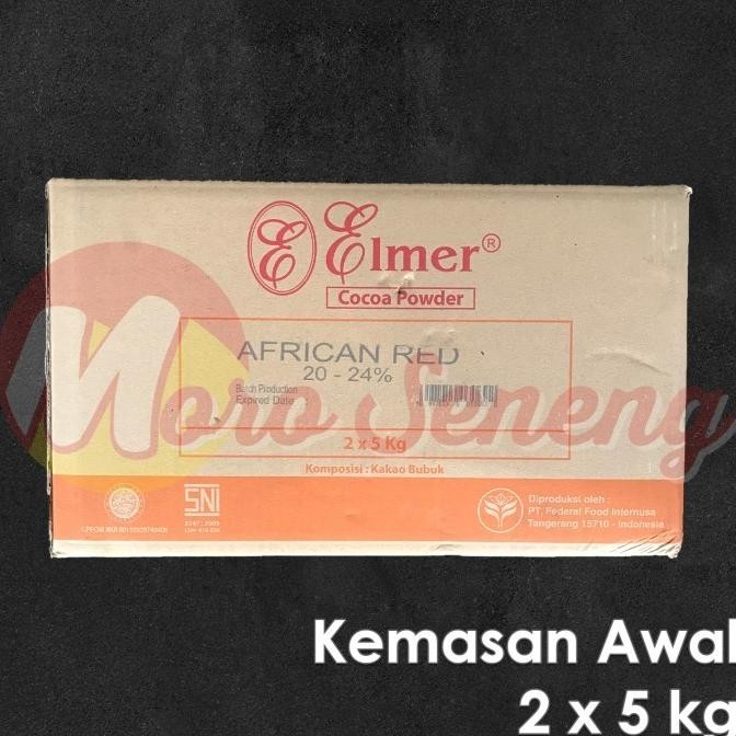 

Grosir Coklat Bubuk / Cocoa Powder Elmer African Red 20-24% (Repack) - 500 Gr