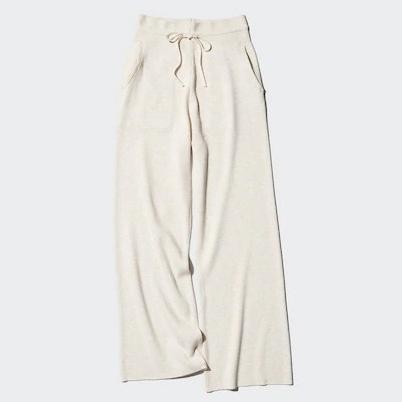 Celana Lurus Waffle Ultra Stretch Santai UNIQLO ORIGINAL asli