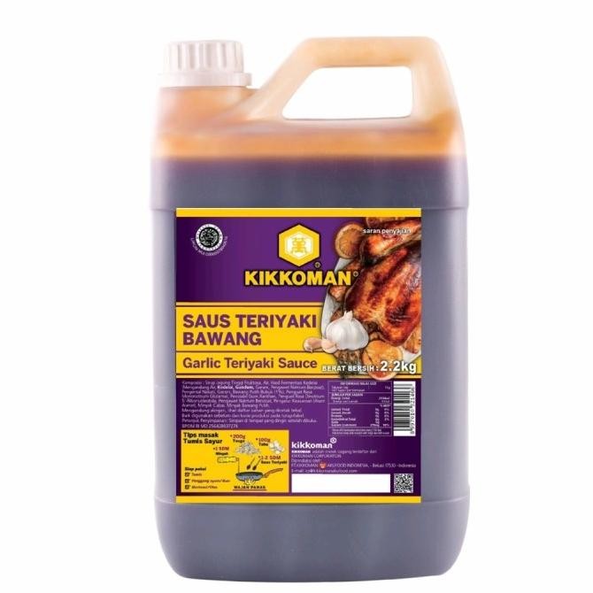 

Sale Kikkoman Saus Teriyaki Bawang | Garlic Teriyaki Sauce 2.2 Kg