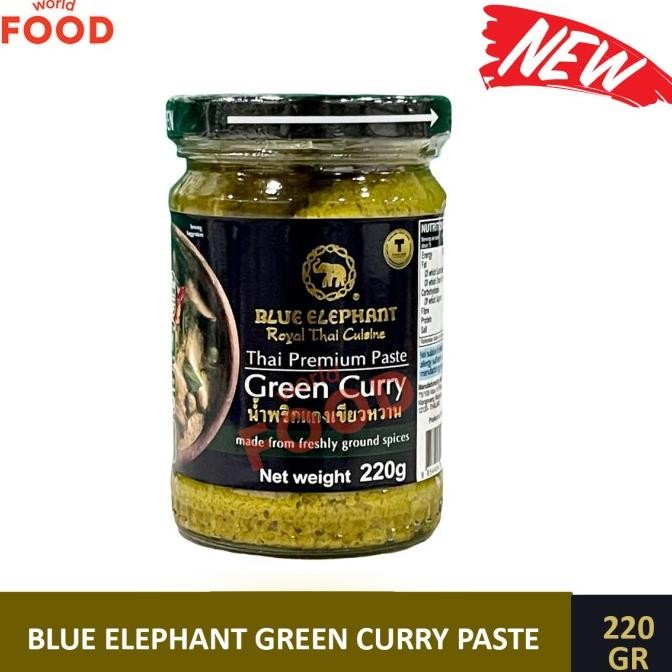 

Grosir Blue Elephant Green Curry Paste **New Item 220 Gr