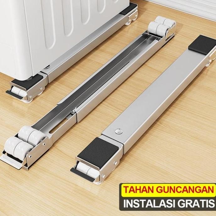 Roda Lemari Portable Roda kulkas / Tatakan kulkas / Kaki kulkas /