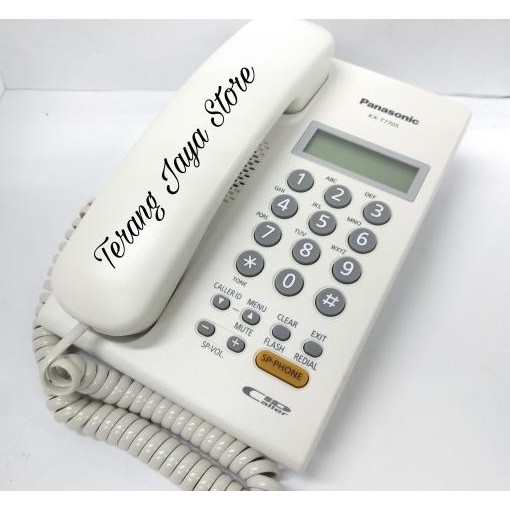 Telepon Kabel Panasonic KX-T7705 Pesawat Telepon Rumah Panasonic T7705 Telpon Panasonic KX-T7705 (Pu