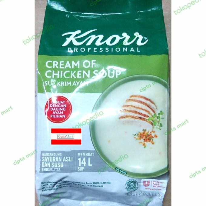 

Promo Knorr Cream Of Chicken Soup / Sup Krim Ayam 1 Kg