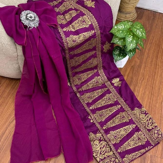 KAMEN JADI BORDIR SONGKET TUMPAL PREMIUM STRECH// ROK JADI BALI// KAMEN JADI