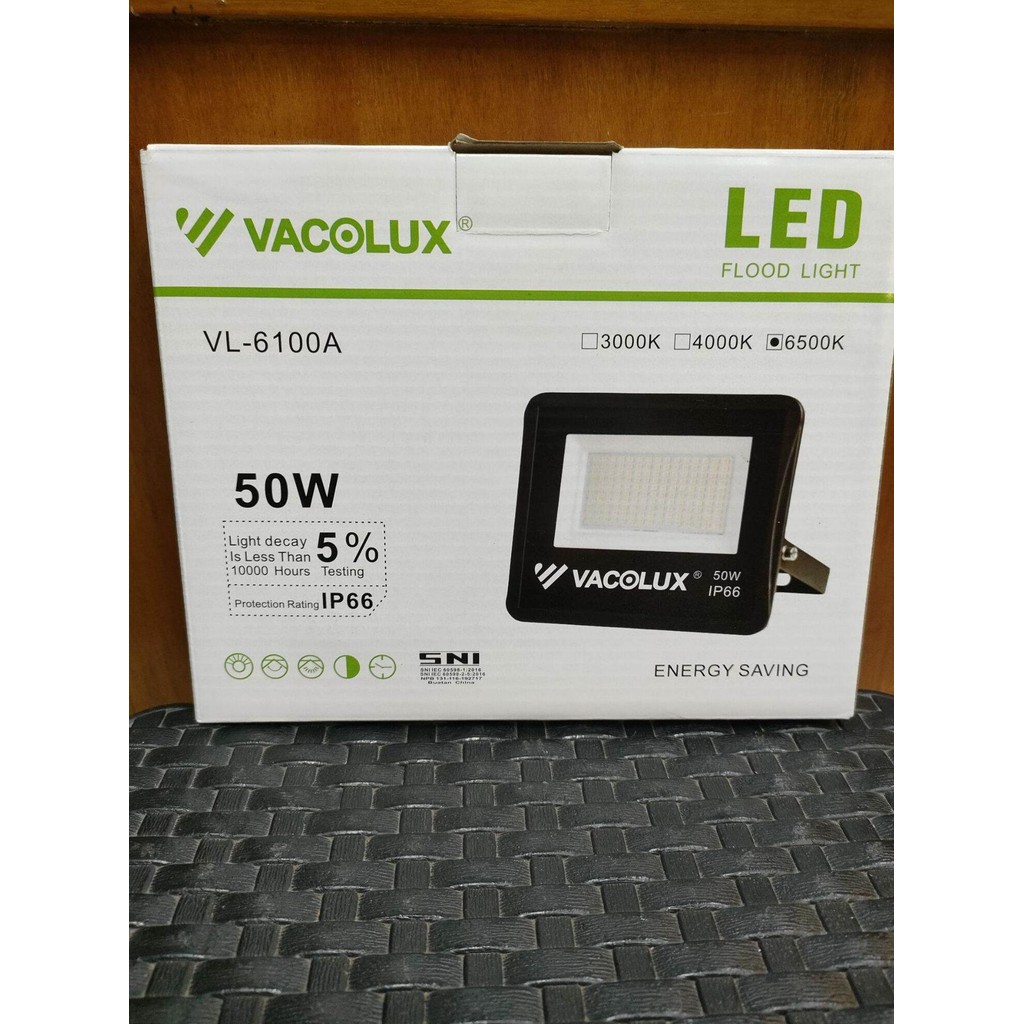 VACOLUX LAMPU SOROT LED SMD 50W 100W / LAMPU TEMBAK SOROT LED 50 WATT 100 WATT