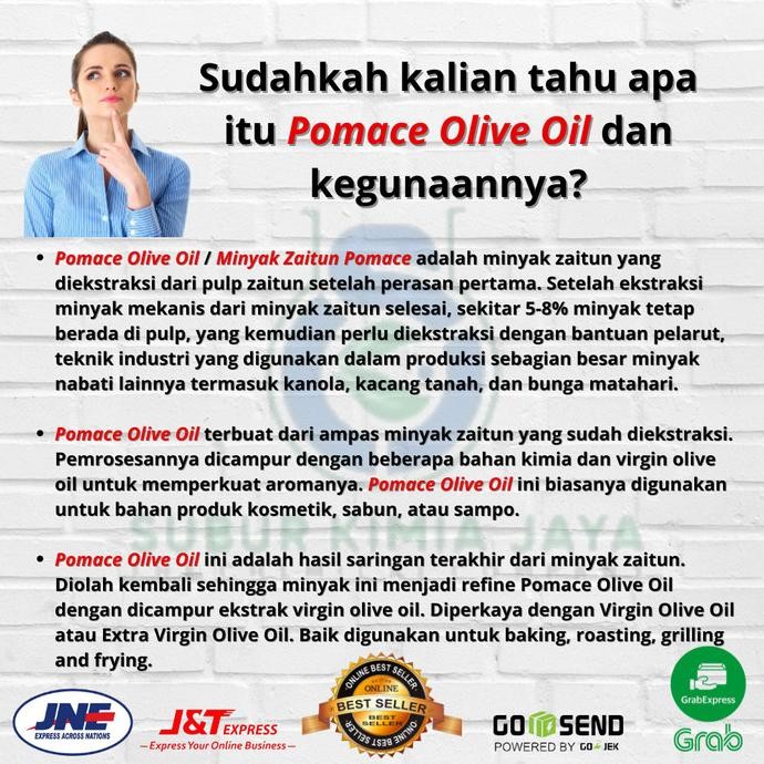 

Promo Pomace Olive Oil / Minyak Zaitun Pomace 1 L