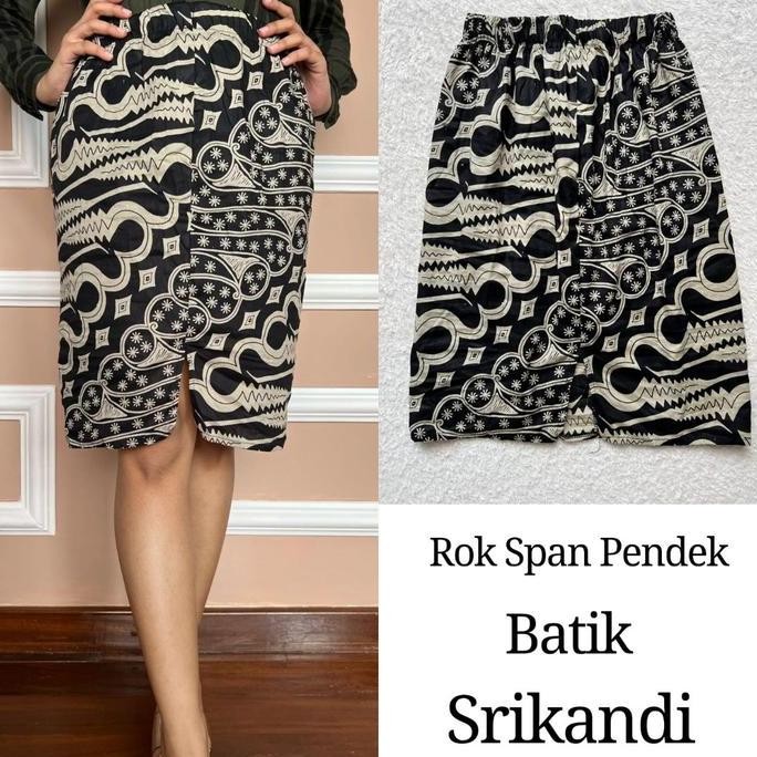 ROK KATUN PENDEK BAWAHAN BATIK SONGKET BALI