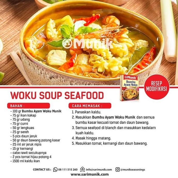 

Murah Bumbu Munik Ayam Woku - 1000Gr