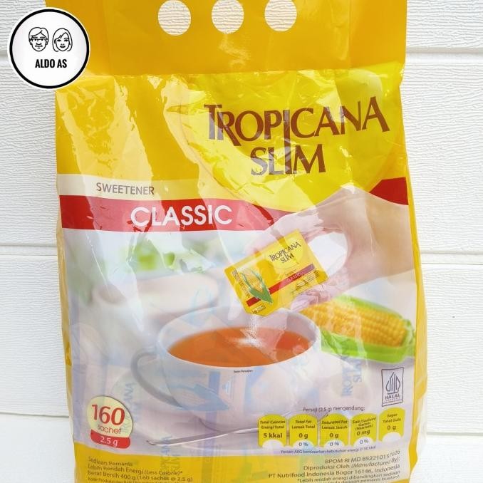 

Grosir Gula Tropicana Slim Classic 160 Sachet