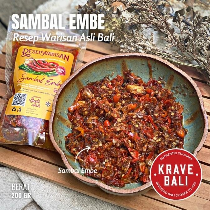 

Grosir Krave Bali Sambal Embe Resep Warisan Asli Bali 200 Gram - Sambel Tradisional Khas Bali Asli