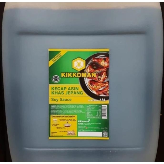 

Promo Kikkoman All Purpose Soy Sauce Halal 18L Kecap Asin Khas Jepang
