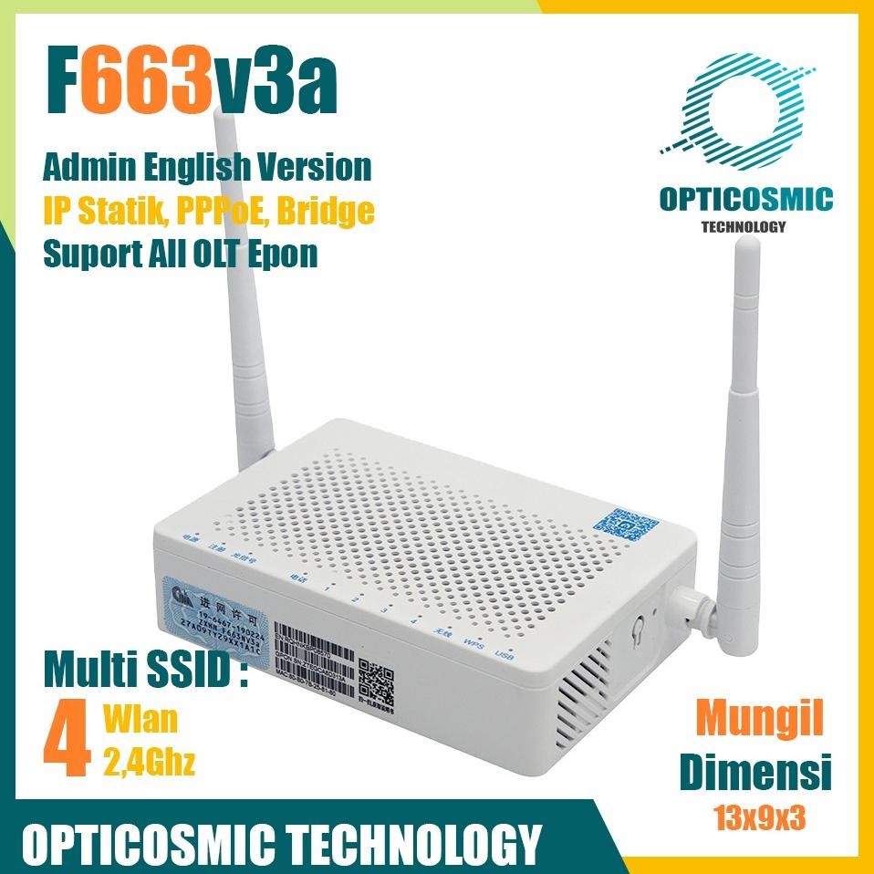 Modem ZTE F663 XPON ONT ZTE F663NV3a Suport EPON GPON