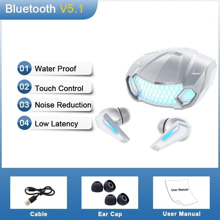 [CICILIA] TWS M5 - EARPHONE GAMING 2 WIRELESS BLUETOOTH