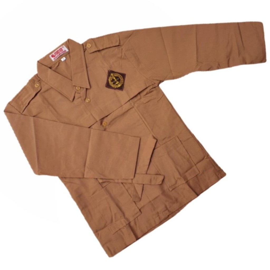 SERAGAM SEKOLAH SMP-SMA BAJU PRAMUKA PEREMPUAN LENGAN PANJANG