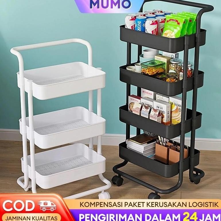 Rak Troli Susun Rak kamar mandi Rak Salon Rak Roda Rak Salon Rak Serbaguna