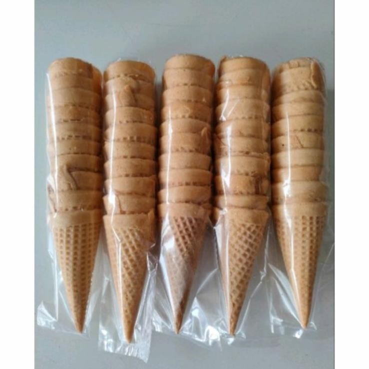 

5 Pa 50 Pc Cone Cornello Waffle 4 Cm