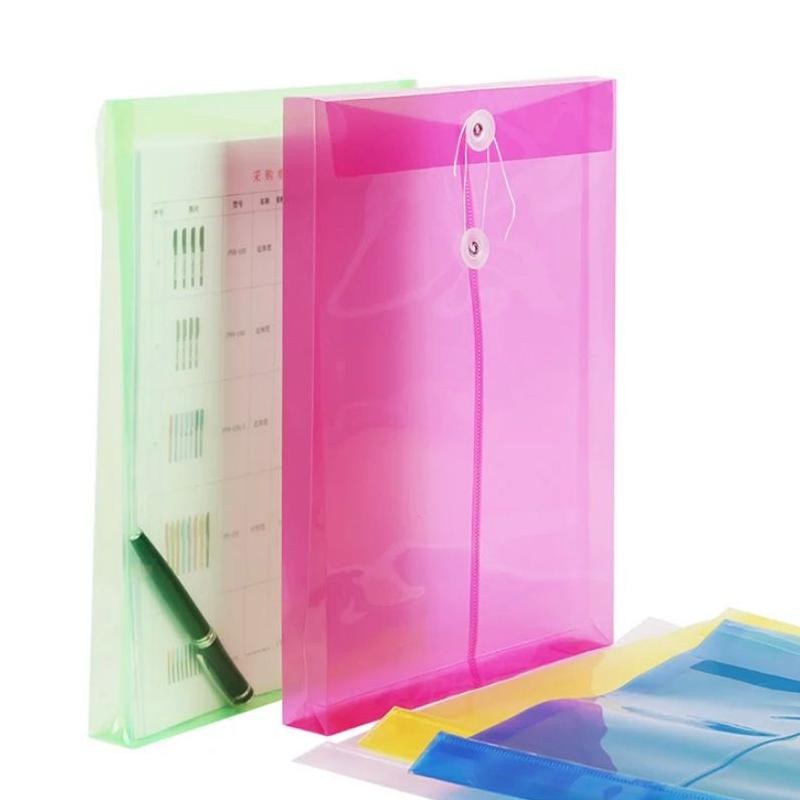 

M-4 Hd Map Tali Amplop Map Tali Plastik Dokumen Map File Folio