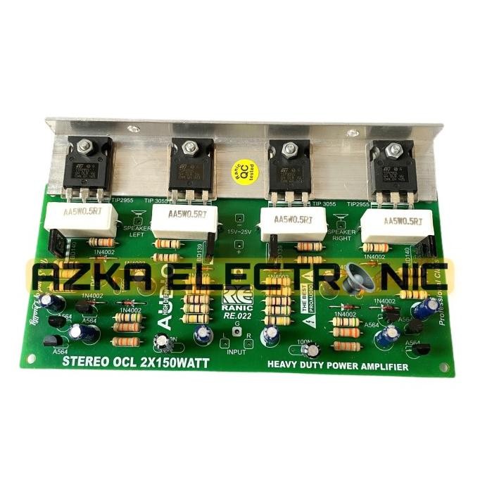 Kit Power Amplifier Ocl 200 Watt Stereo Original