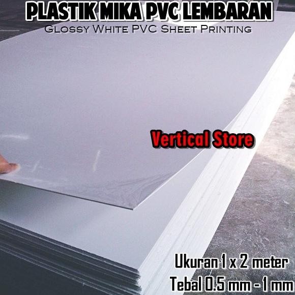 

Plastik Pvc Kaku Putih Lembaran Sekat Interior Offset Printing 1X2M Promo