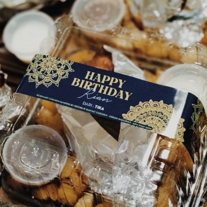 

Hampers Ulang Tahun Roast Chicken Parcel Hantaran Kado Anniversary