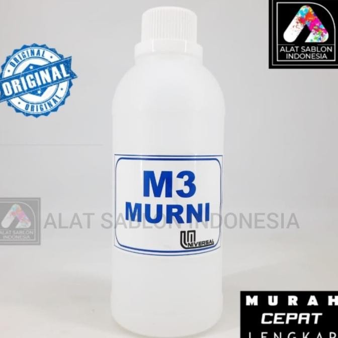 

MINYAK M3 MURNI PEMBERSIH TINTA SABLON 500ML by Radhiant official