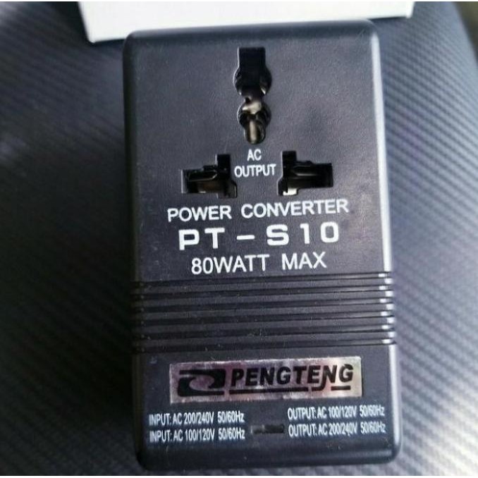 Terjangkau Trafo Step Down/Up 80 Watt Converter 220V Ke 110V