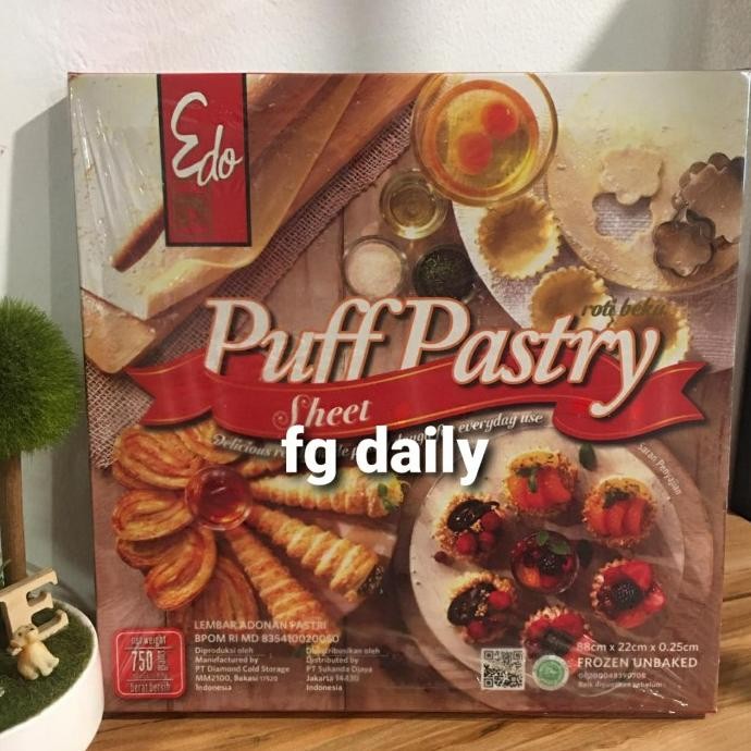 

TERSEDIA Puff pastry sheet edo murah / kulit pastry Halal / kulit zuppa
