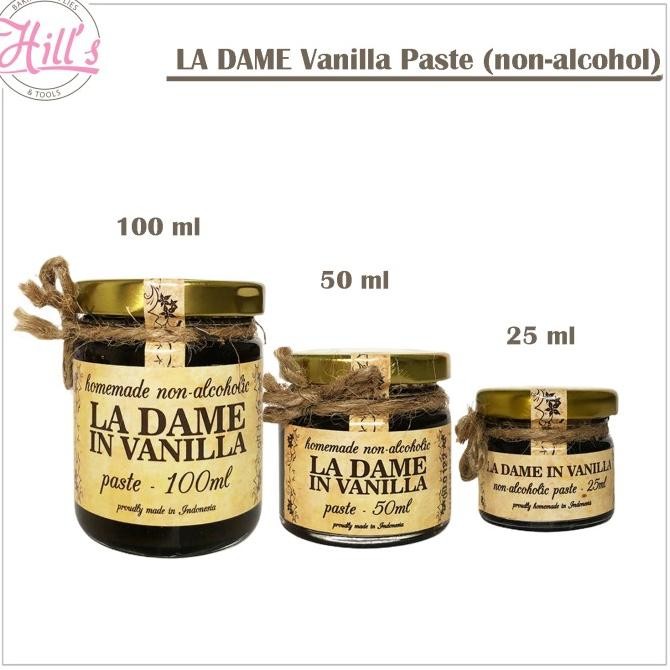 

TERSEDIA VANILLA PASTE LA DAME / VANILA PASTE LADAME NON ALKOHOL HALAL / PASTA