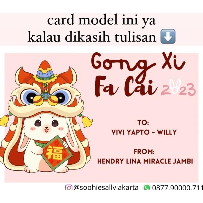 

Promo Bakpao Rabbit / Kelinci Hampers Imlek / Cny Edition 2023