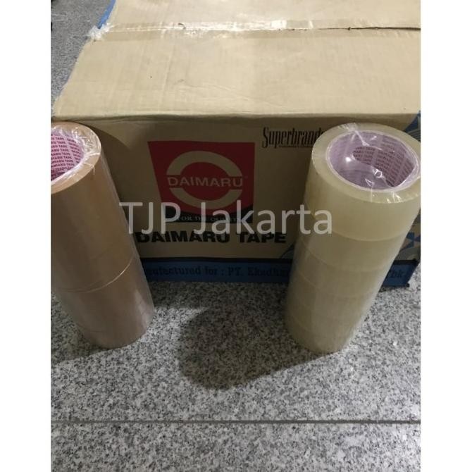 

Lakban OPP Daimaru 2 inch / 1 dus khusus sameday by Radhiant official