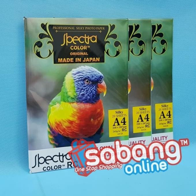 

Spectra Silky 260 Gsm / Kertas Foto Silky Terlaris